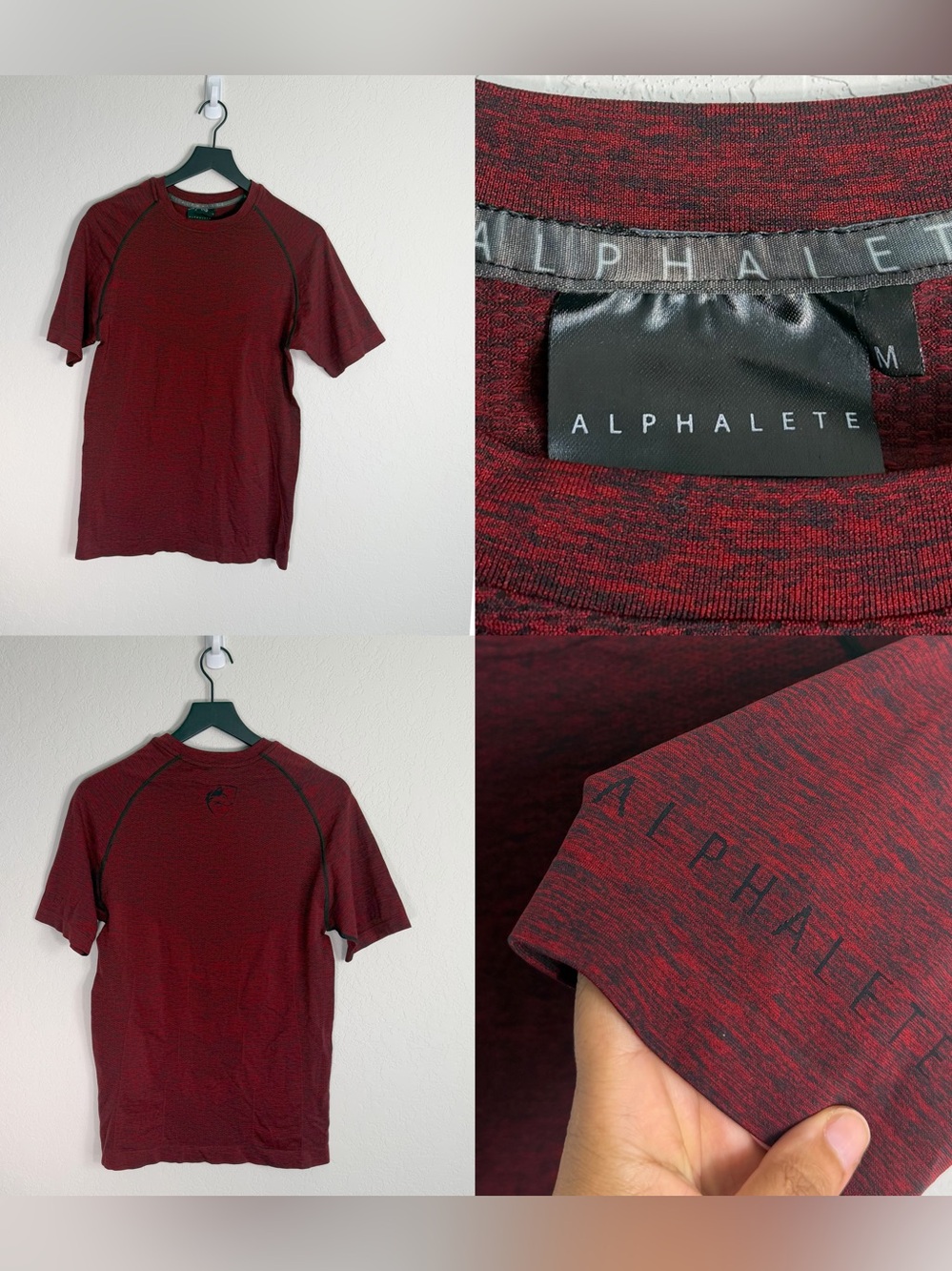 •ALPHALETE• Zenith Short Sleeve Shirt Size Medium